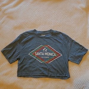Blue84 Santa Monica California Crop Top